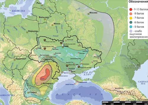 Сейсмічні прогнози та перевірка будівельних конструкцій